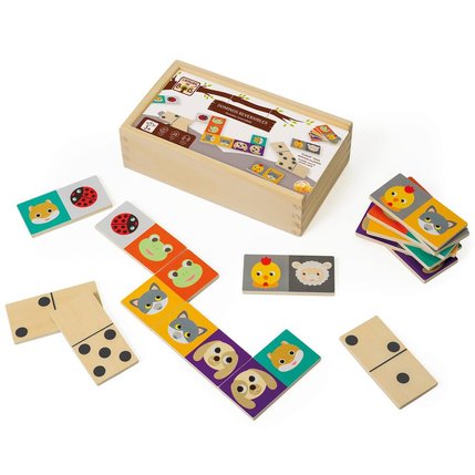 Dominos - Reversibles Les Animaux Atelier Du Bois